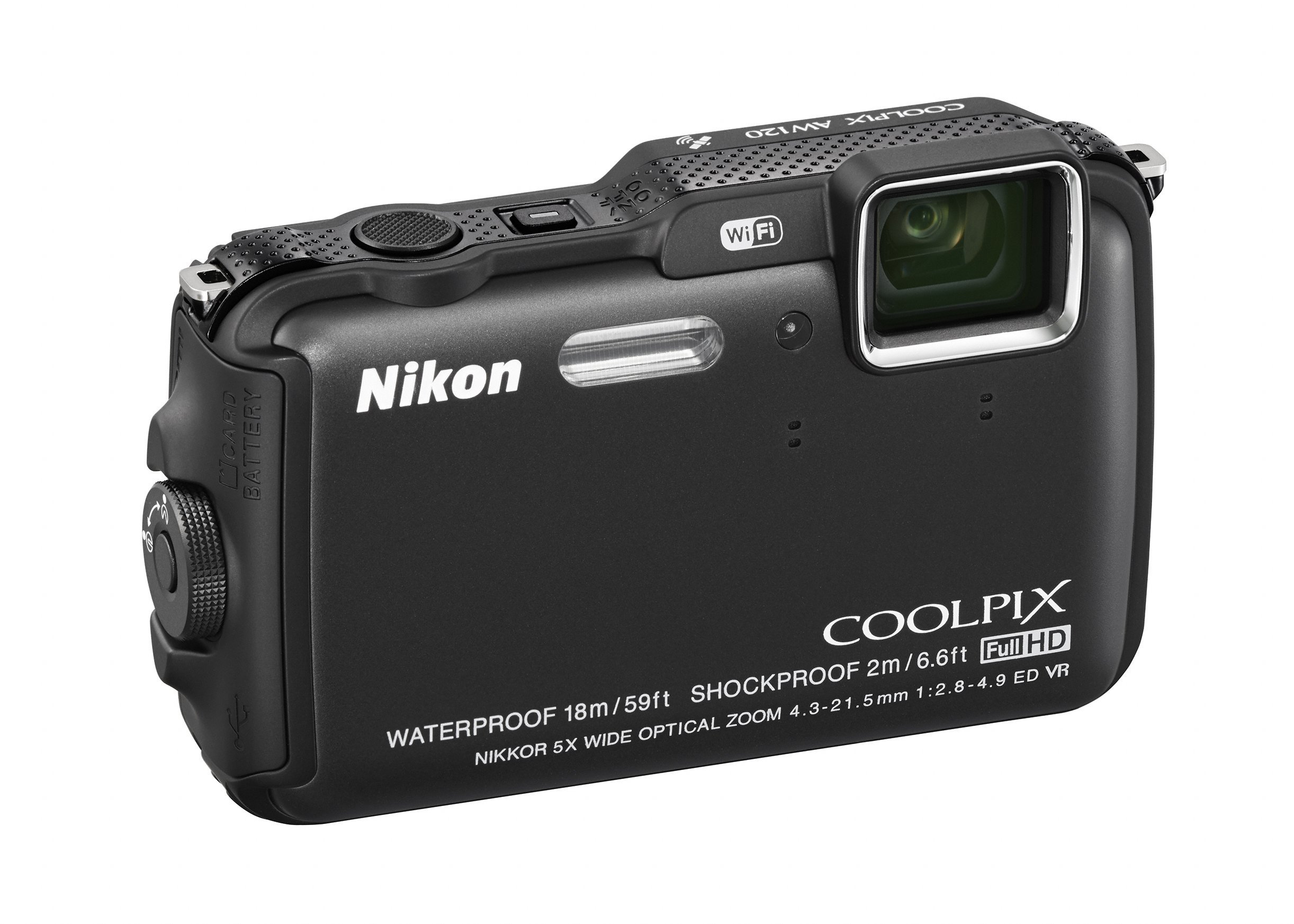 Nikon Coolpix AW120 Outdoor-Digitalkamera (16 Megapixel, 5-fach